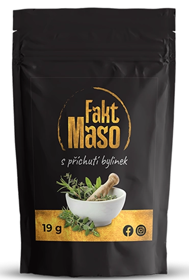 Sušené maso s příchutí bylinek (19g)